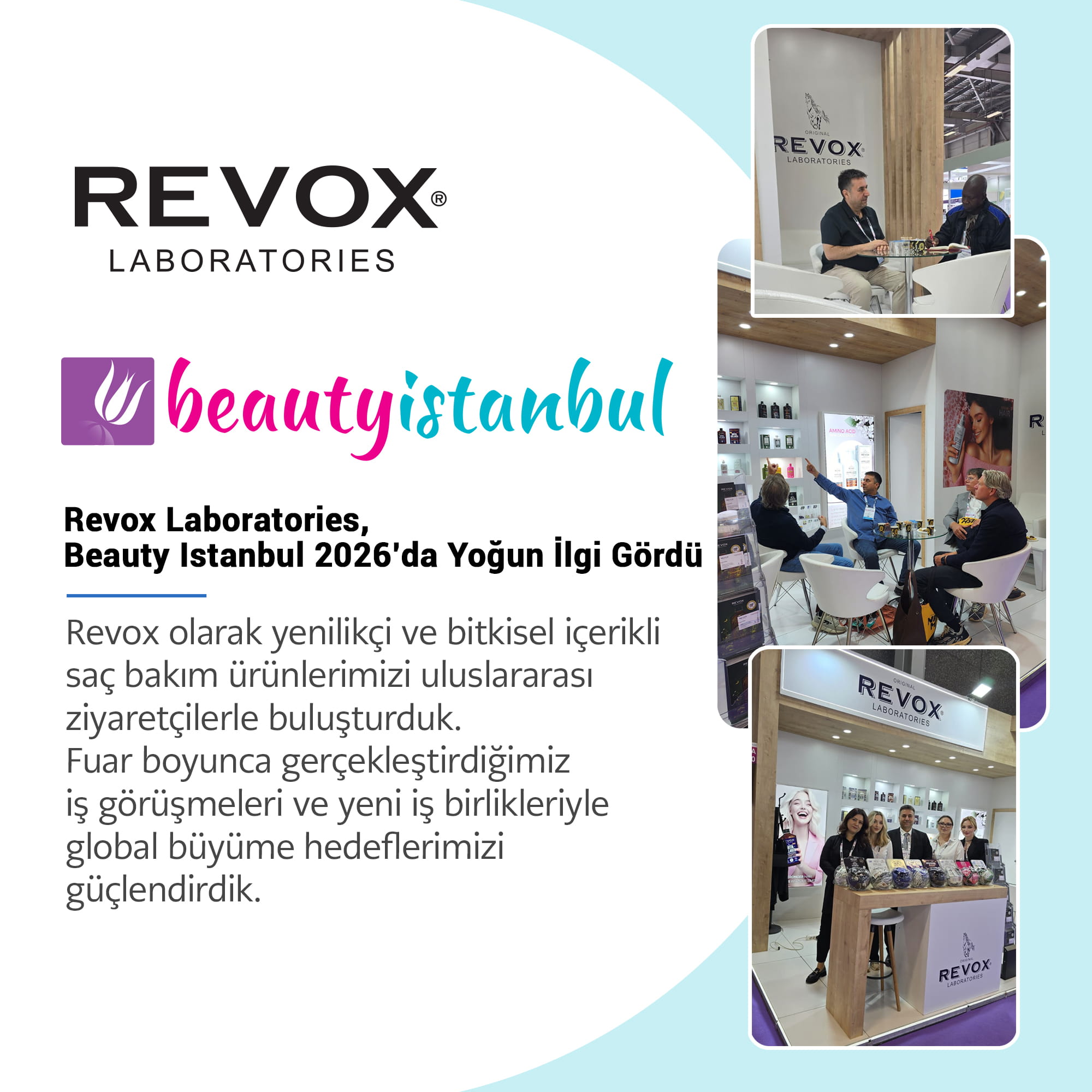 Revox Laboratories, Beauty Istanbul 2026’da Yoğun İlgi Gördü