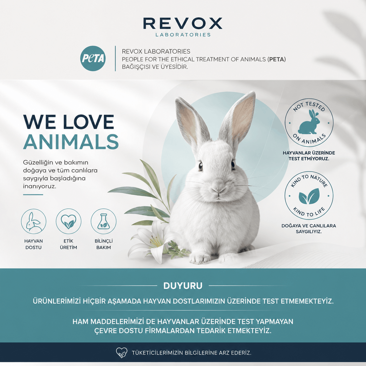 Hayvan Dostu Marka Revox